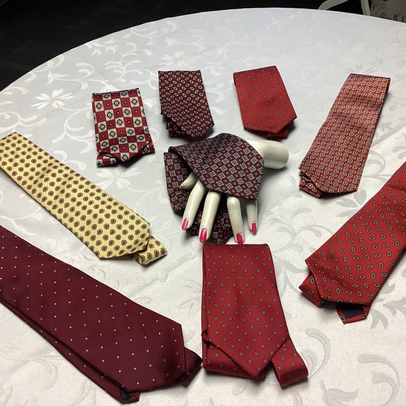 Brooks Brothers Silk Ties Lot New and Like New 9 TOTAL. ALL USA MADE - Picture 1 of 9